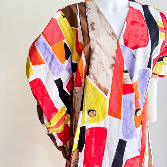 NY and Company Unique Art Teacher A line Midi Dramatic Dress XXL - Picture 5 of 8